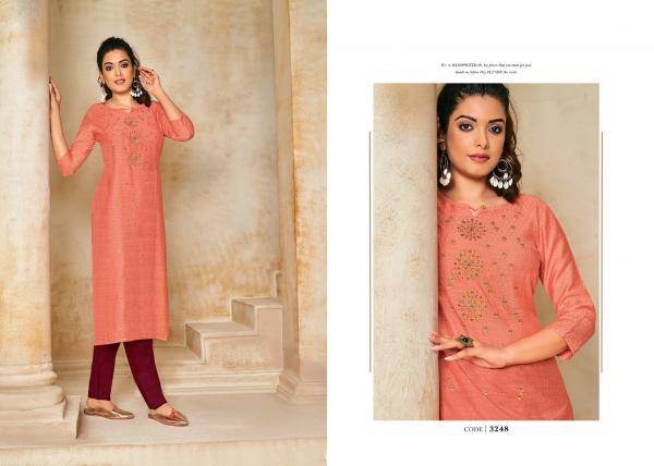 Rangoon Pankhudi Viscose Casual Wear Kurtis Catalog